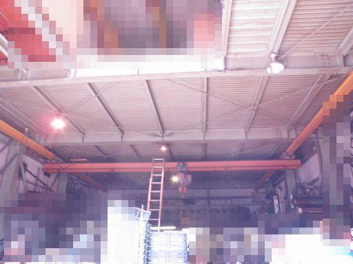 名古屋　工場照明器具増設取付工事画像