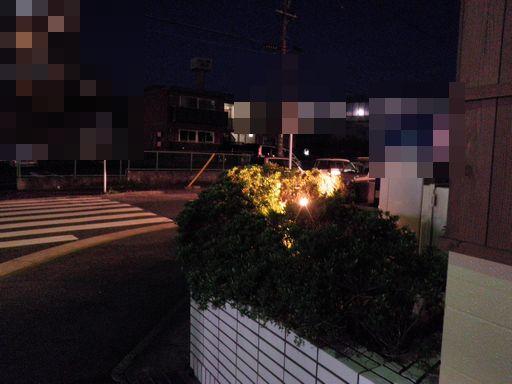 名古屋　マンションライトアップ照明工事画像