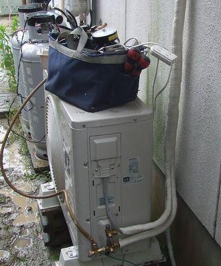 名古屋　エアコン移設取付設置工事画像