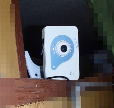 名古屋　防犯監視カメラ取付設置工事画像