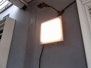 名古屋　LED玄関ポーチ灯取替え交換工事画像