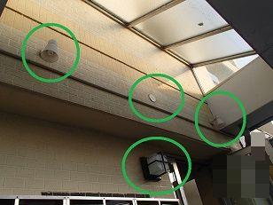 名古屋　マンション共用部LED照明器具取替え交換工事画像