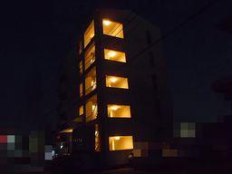 名古屋　マンション共用部LED照明器具取替え交換工事画像