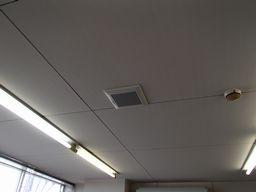 愛知県名古屋市 事務所ビル換気扇新規取付設置工事画像