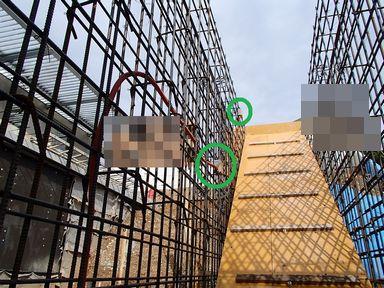 愛知県名古屋市 RC造り鉄筋コンクリート新築戸建て住宅電気工事画像