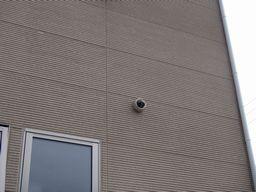 愛知県名古屋市 戸建て住宅外部センサー付きLEDスポットライト照明器具取付設置工事画像