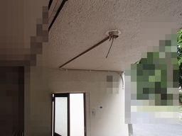 愛知県名古屋市　戸建て住宅門柱灯照明器具移設配線配管工事画像