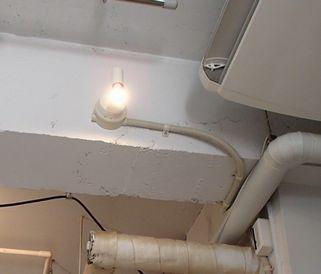 愛知県名古屋市 照明器具新規設置増設取付配線配管工事画像