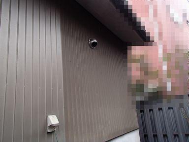 愛知県名古屋市 戸建て住宅外部エクステリアLED照明器具新規取付配管工事画像