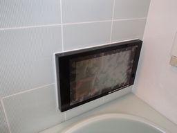 愛知県名古屋市 戸建て住宅 浴室テレビ取付取替え交換工事画像