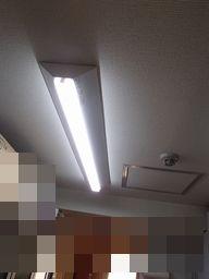 愛知県名古屋市 マンションキッチンLEDシーリングライト照明器具取替え交換工事画像
