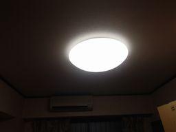 愛知県名古屋市 戸建て住宅寝室LEDシーリングライト照明器具取替え交換工事画像