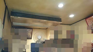 愛知県名古屋市 喫茶店内業務用パッケージエアコン取替え交換工事画像