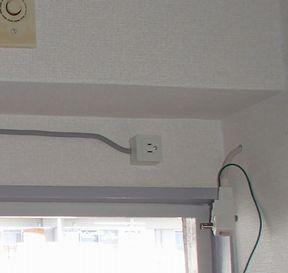 愛知県名古屋市 マンションアパート 浴室バランス釜用電源配線工事画像