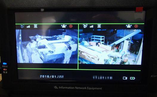 愛知県名古屋市 事務所ワイヤレス防犯カメラ新規取付設置工事画像