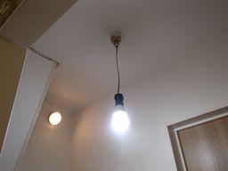 愛知県名古屋市 戸建て住宅照明器具用丸型シーリングボディ増設配線取付取替え交換工事画像