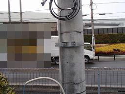 愛知県名古屋市 現場応援事務所  防犯カメラ取付け設置工事画像