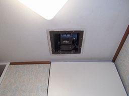 愛知県名古屋市 戸建て住宅洗面室換気扇取替え交換工事画像
