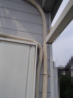 愛知県名古屋市 戸建て住宅ルームエアコン新規取付設置工事画像