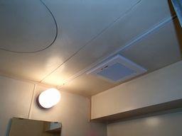 愛知県名古屋市 マンションアパート浴室換気扇取替え交換工事画像