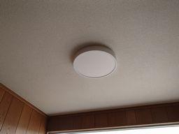 愛知県名古屋市 戸建て住宅 玄関廊下 LEDシーリングライト照明器具取替え交換工事画像