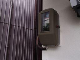 愛知県名古屋市 戸建て住宅 契約電気容量増設 引込み幹線電線 配管配線工事画像