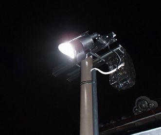 愛知県名古屋市 貸駐車場 ワイヤレス防犯カメラ新規取付設置工事画像