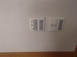 愛知県名古屋市 電気工事現場応援 エアコン電源及びダウンライト移設配線取付け工事画像