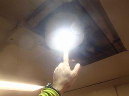 愛知県名古屋市 マンションアパート テナント事務所ビル 共用部LED非常用照明 誘導灯取替え交換工事画像