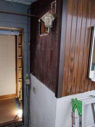 愛知県名古屋市 戸建て住宅 浴室改修電気工事 配管配線画像