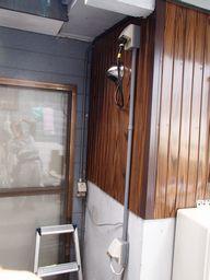 愛知県名古屋市 戸建て住宅 浴室改修 スイッチコンセント配線器具取付け工事画像