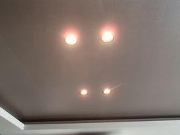愛知県名古屋市 戸建て住宅リビングダイニングLEDダウンライト照明器具取替え交換工事画像