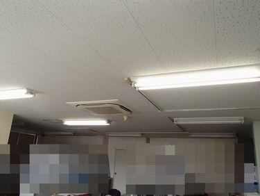 愛知県名古屋市 テナント事務所照明器具取替え交換工事画像