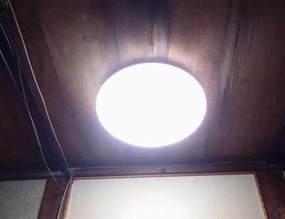愛知県名古屋市 戸建て住宅 廊下 LEDシーリングライト照明器具取替え交換工事画像