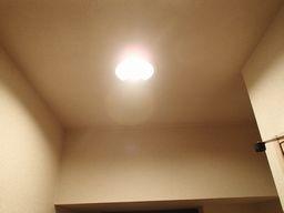 愛知県名古屋市 マンションアパート 人感センサー付き LEDダウンライト取替え交換工事画像