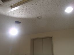 愛知県名古屋市 テナント事務所ビル 共用廊下照明器具 LEDダウンライト取替え交換工事画像