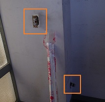 愛知県名古屋市 テナント事務所ビル 照明器具取替え交換改修 露出配線電気工事画像