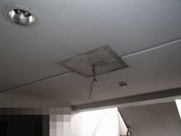 愛知県名古屋市 マンションアパート 共用部 エレベーターホール 照明器具取替え交換工事画像