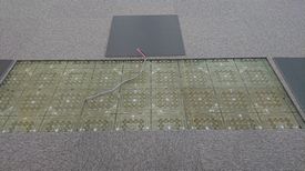 愛知県名古屋市 テナント事務所ビル 事務所 原状回復 OAフロアコンセントタップ電気配線取付け設置工事画像