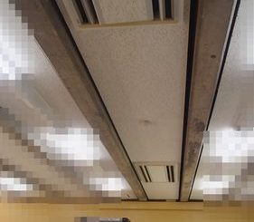 愛知県名古屋市 電気工事 現場応援 ダウンライト天井開口工事画像