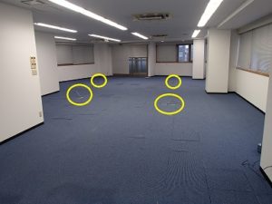 愛知県名古屋市 テナント事務所ビル 貸室 原状回復 不要配線撤去 OAコンセント配線電気工事画像