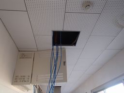 愛知県名古屋市 電気工事現場応援 LAN配線工事画像