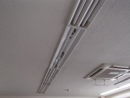 愛知県名古屋市 テナント事務所ビル 貸事務所室 LEDベースライト照明器具取替え交換工事画像