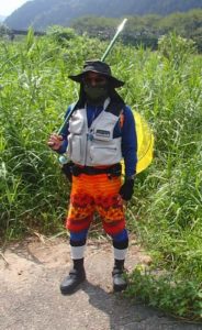 郡上市長良川 アユ釣り画像