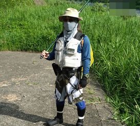 郡上市長良川 アユ釣り画像