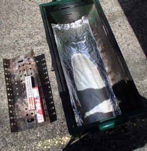 名古屋 バーベキューコンロ アルミホイル 下敷き 画像