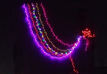 愛知県名古屋市 戸建て住宅 LEDイルミネーション　設置取付け交換工事画像